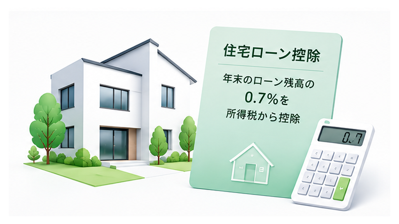 住宅ローン控除のイラスト