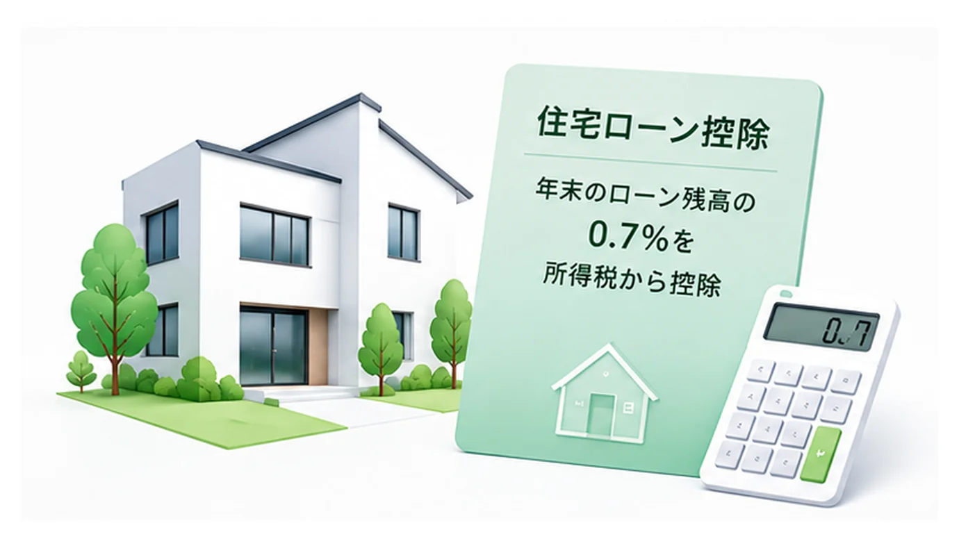 住宅ローン控除のイラスト